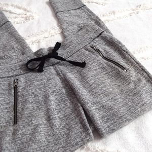 Aerie Grey & Black Jogger Sweatpants
